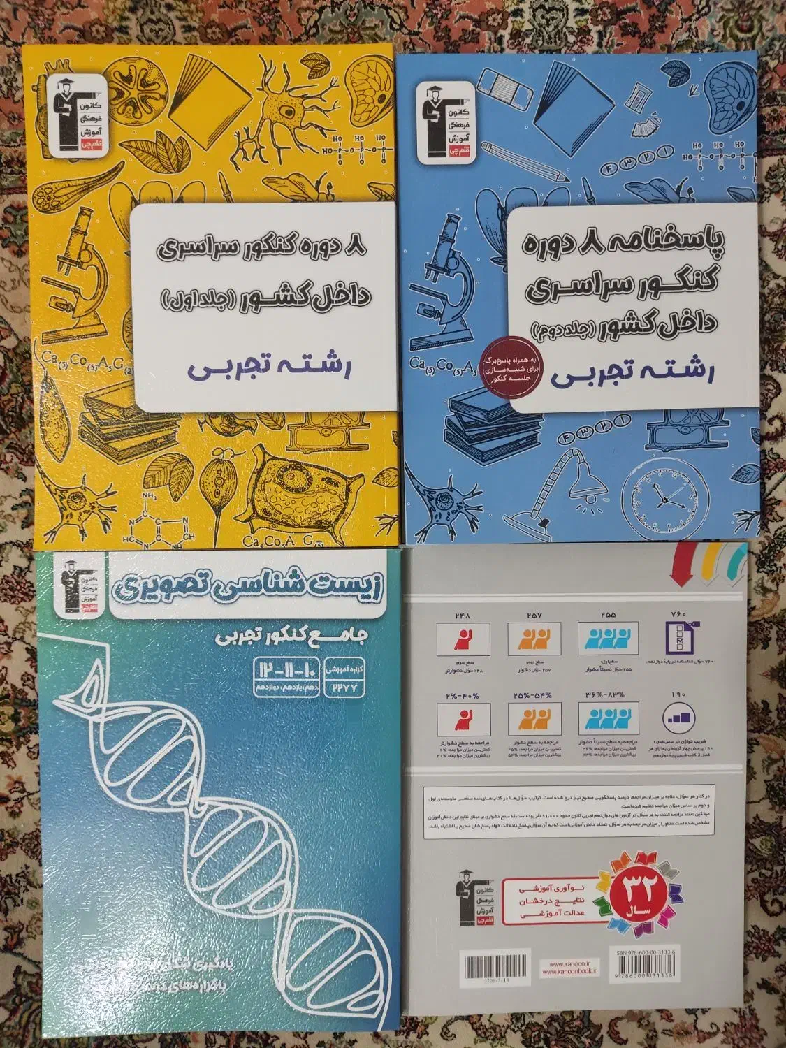 کتاب های سه سطحی دوازدهم و تصویری و کنکور ۶۰ درصد|کتاب و مجله آموزشی|قم, پردیسان|دیوار
