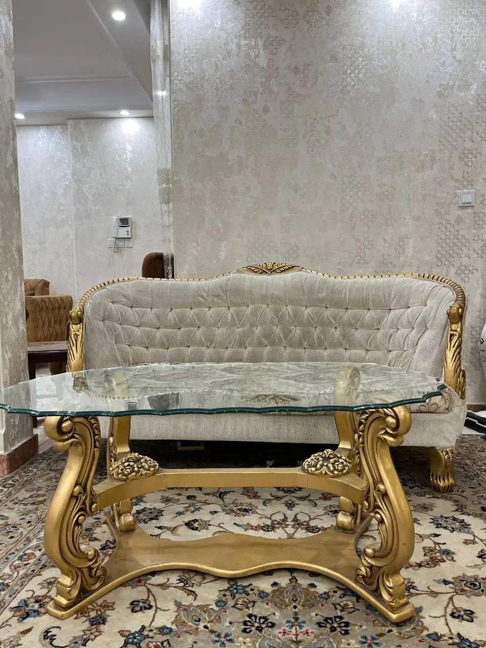 مبل استیل هفت نفره|مبلمان خانگی و میز عسلی|تهران, ائمه اطهار|دیوار