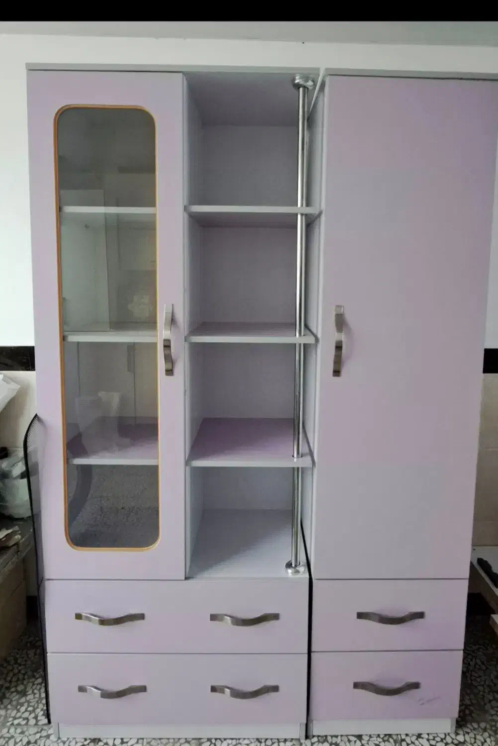 کمد چندکاره ام دی اف (کتابخانه - کمد لباس- عروسک)|جاکفشی، کمد، دراور|خلخال, |دیوار