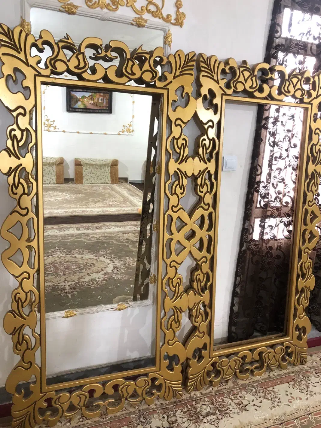 فرم آینه ۳تا|آینه|کنگاور, |دیوار