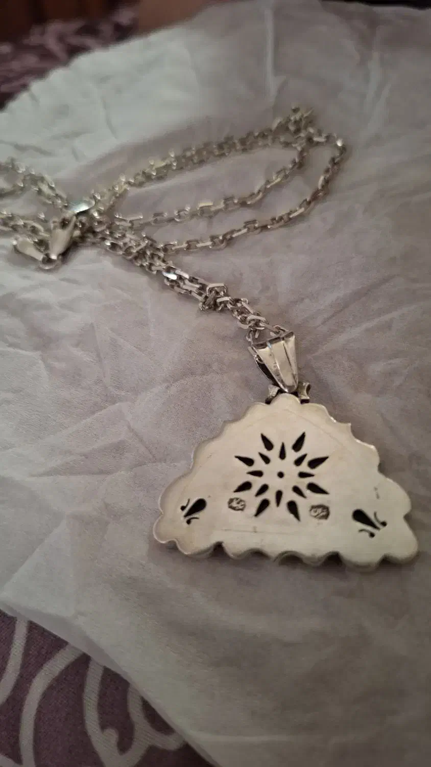 گردنبند نقره و زنجیر|جواهرات|ری, دولتآباد|دیوار