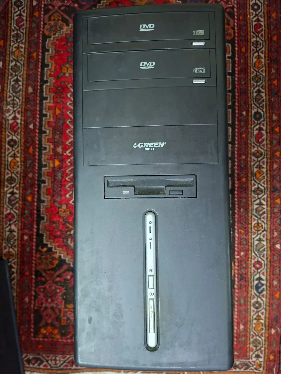 قاب کیس خالی md121 گرین|قطعات و لوازم جانبی رایانه|رشت, گلسار|دیوار