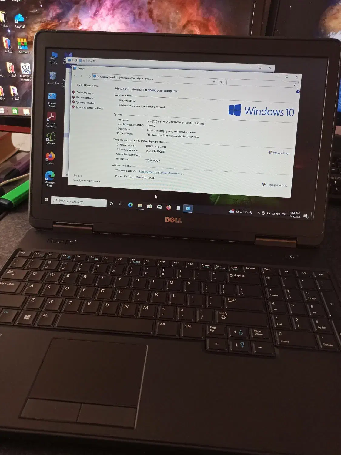 لپ تاپ دل DELL E5540|رایانه همراه|قم, علی آباد سعدگان|دیوار
