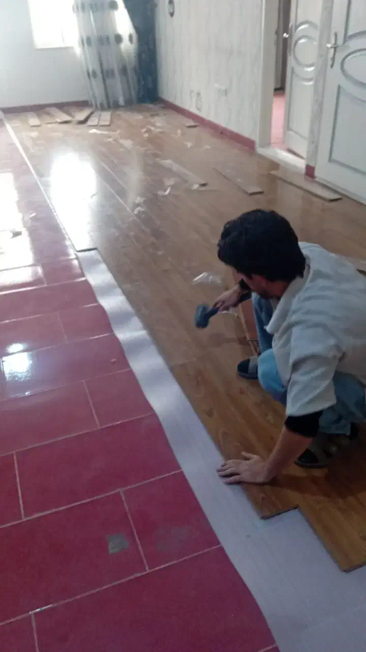 پارکت چینی 12میل درحد نو عالی|مصالح و تجهیزات ساختمان|تبریز, |دیوار