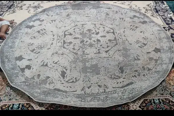 فرش گرد چهار متری دو در دو|فرش|مشهد, شهرک شهید باهنر|دیوار