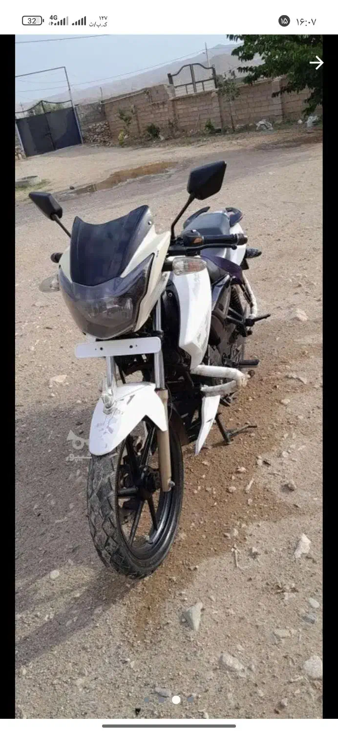 فروش اپاچی مزایده 180|موتورسیکلت|ماهنشان, |دیوار