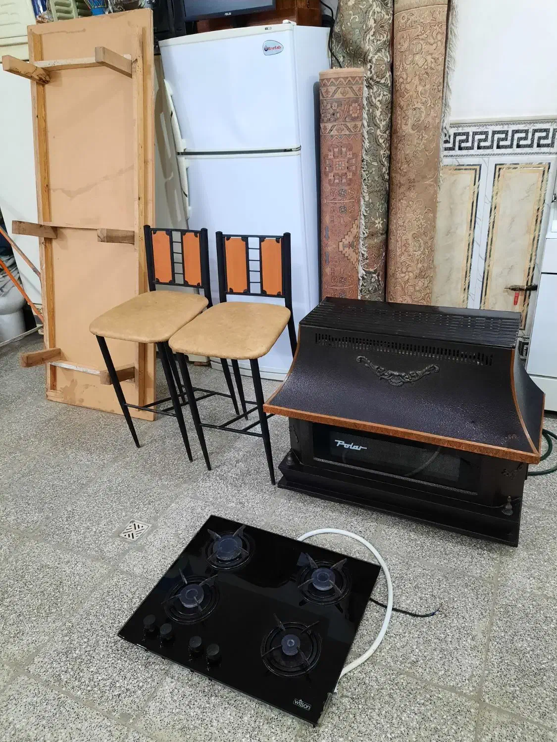 بخاری کفی تخت صندلی اجاق گاز صحفه ای سرخ کن|حراج|قم, ولیعصر|دیوار