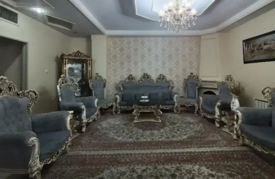 مبل سلطنتی ۹نفره|مبلمان خانگی و میز عسلی|اشتهارد, |دیوار