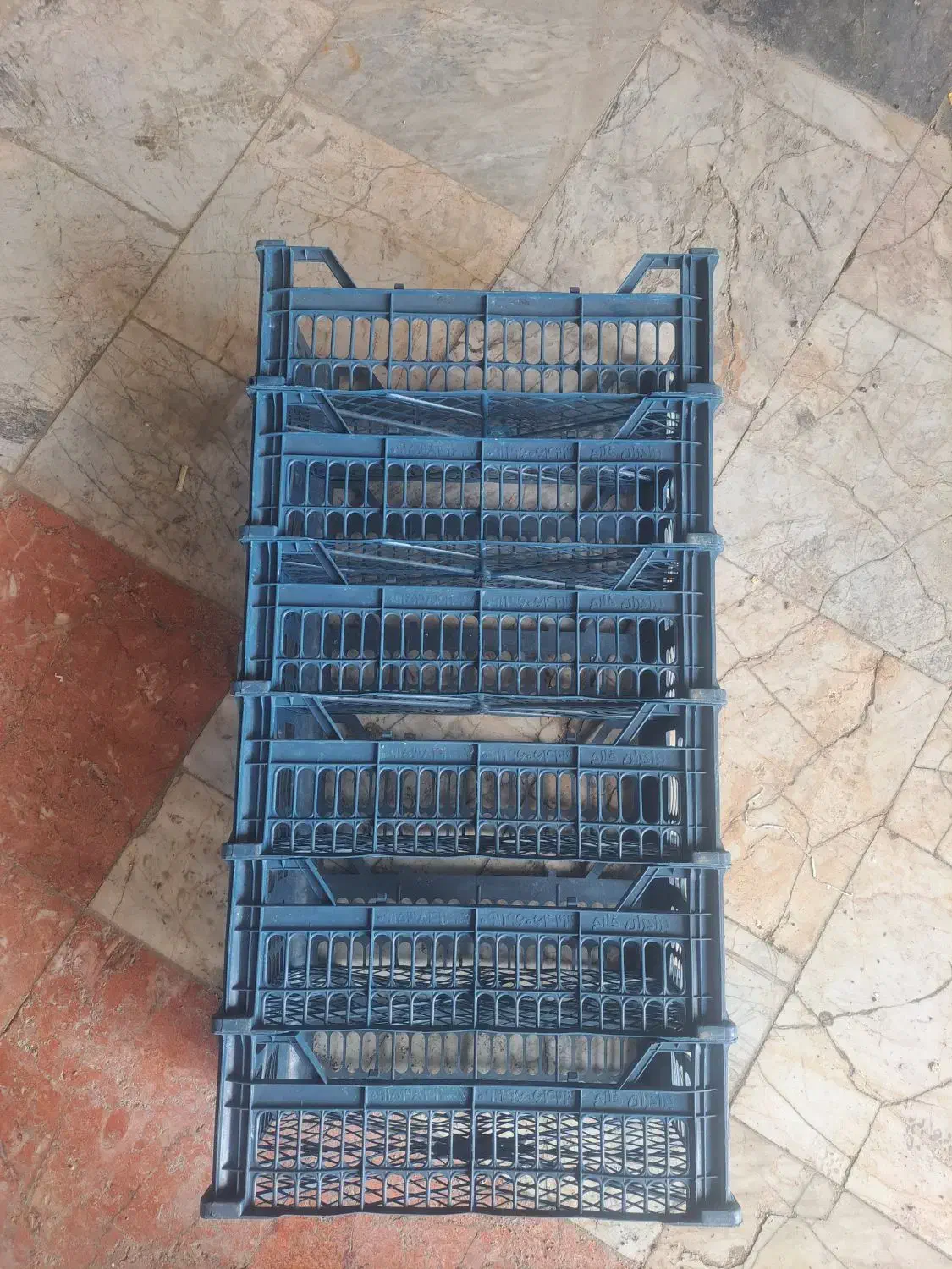 سبد دو رج وسبد۱۴سباه ورنگی|ظروف نگهدارنده، پلاستیکی، یک‌بارمصرف|فیروزکوه, |دیوار