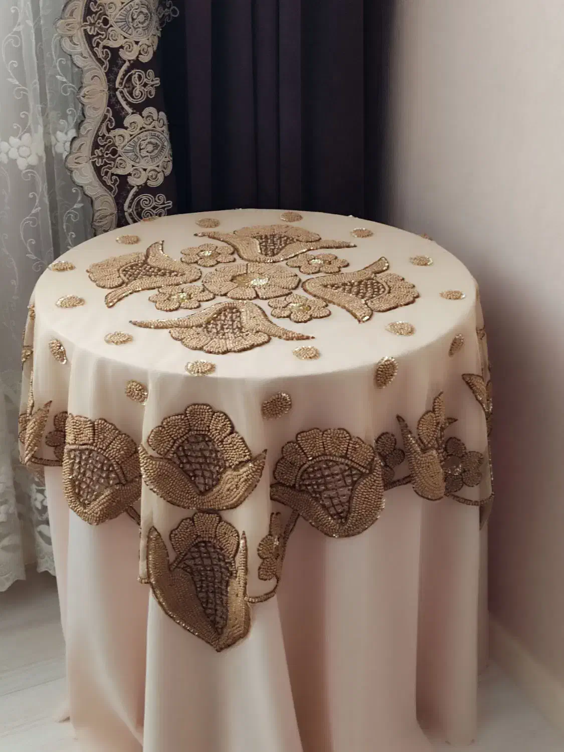 میز خاطره وپرده|پرده، رانر، رومیزی|محمدیه-قزوین, |دیوار