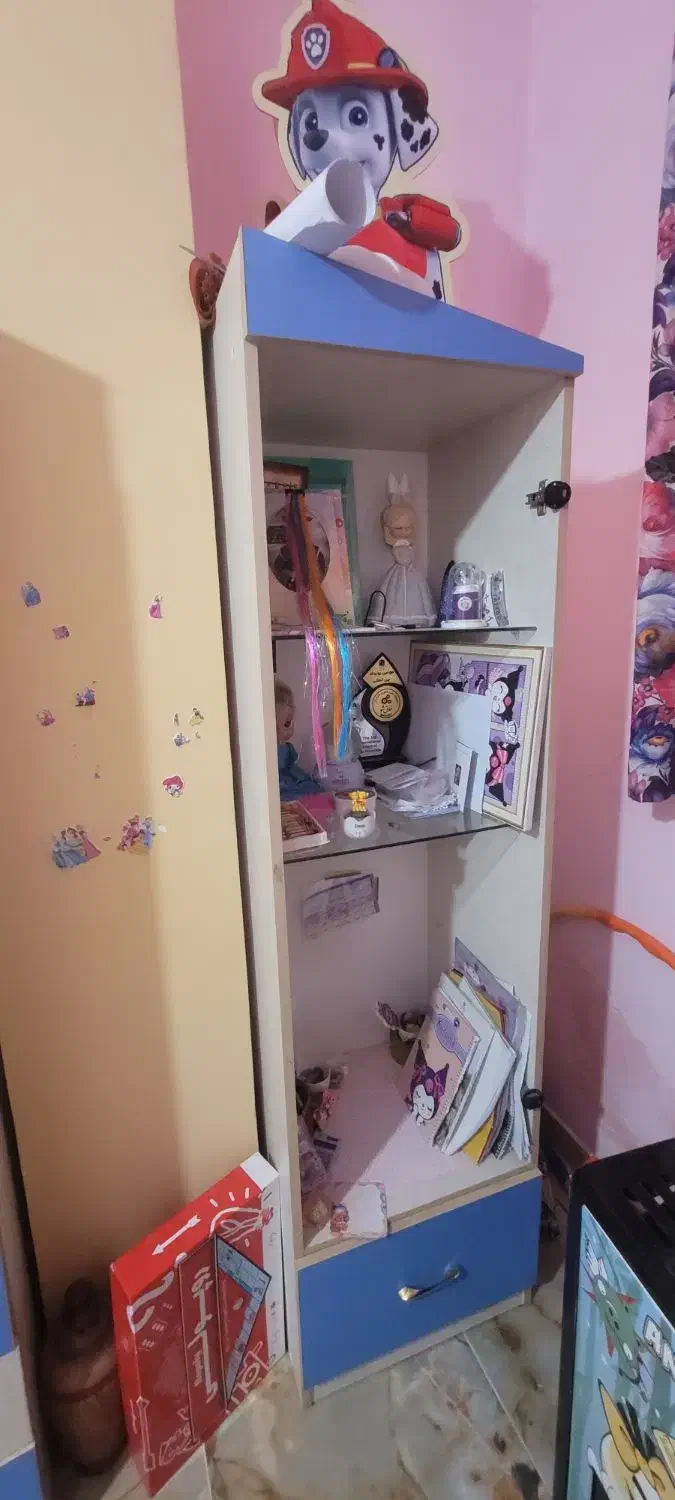 تخت و کمد بچگانه|تخت و سرویس خواب|ساری, |دیوار