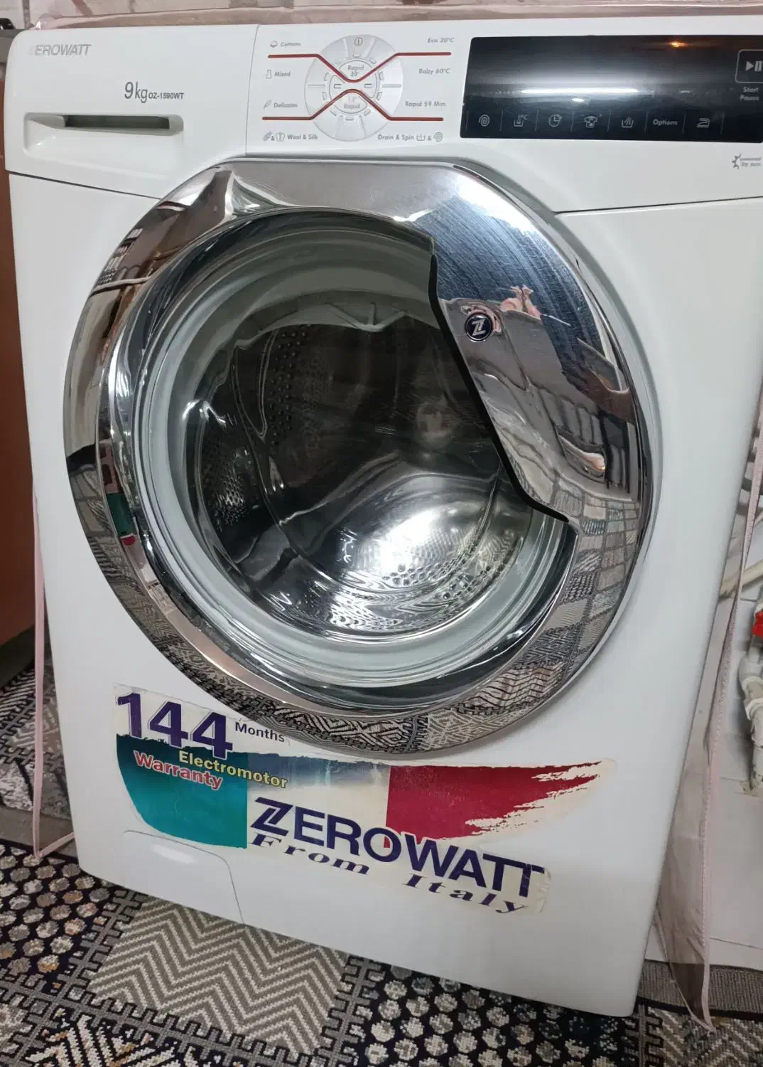 لباسشویی زیروات9کیلویی نیاز ب تعمیر برد|ماشین لباسشویی و خشککن لباس|چناران, |دیوار