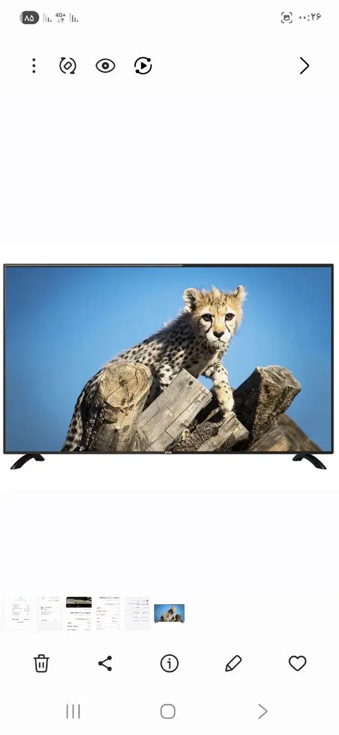 سام ۴۳|تلویزیون و پروژکتور|شیروان (خراسان), |دیوار