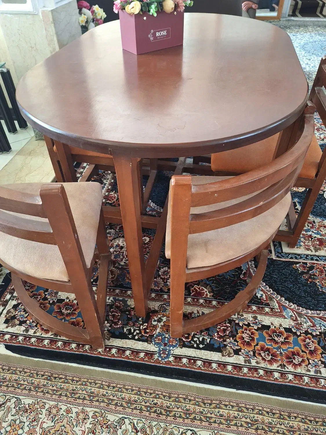 فروش میز ناهارخوری ۶نفره کم جا|میز و صندلی غذاخوری|آباده, |دیوار