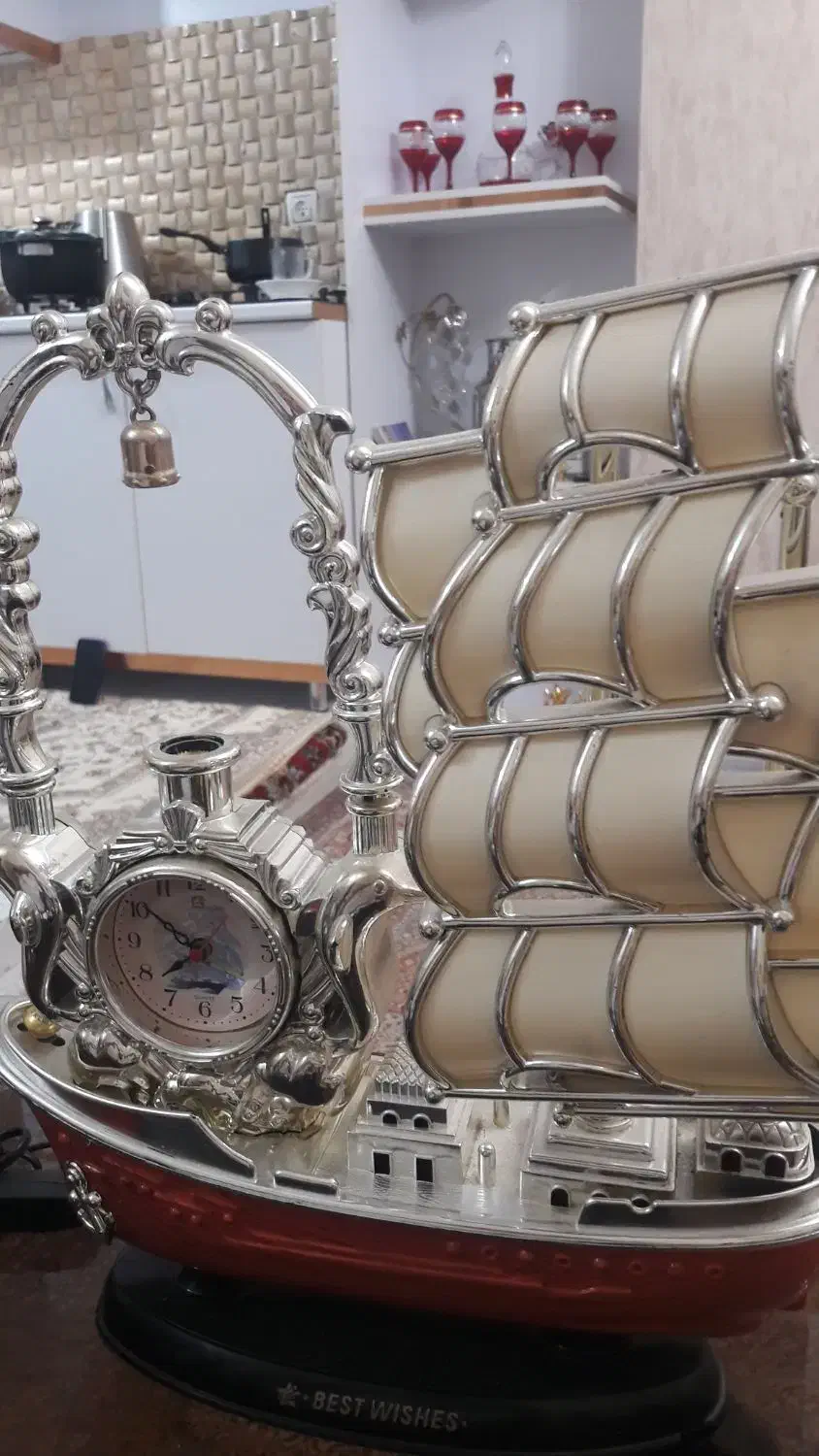 کشتی های ساعت دار و زنگ دار چراغ خواب دار در سهند|ساعت دیواری و تزئینی|سهند, |دیوار