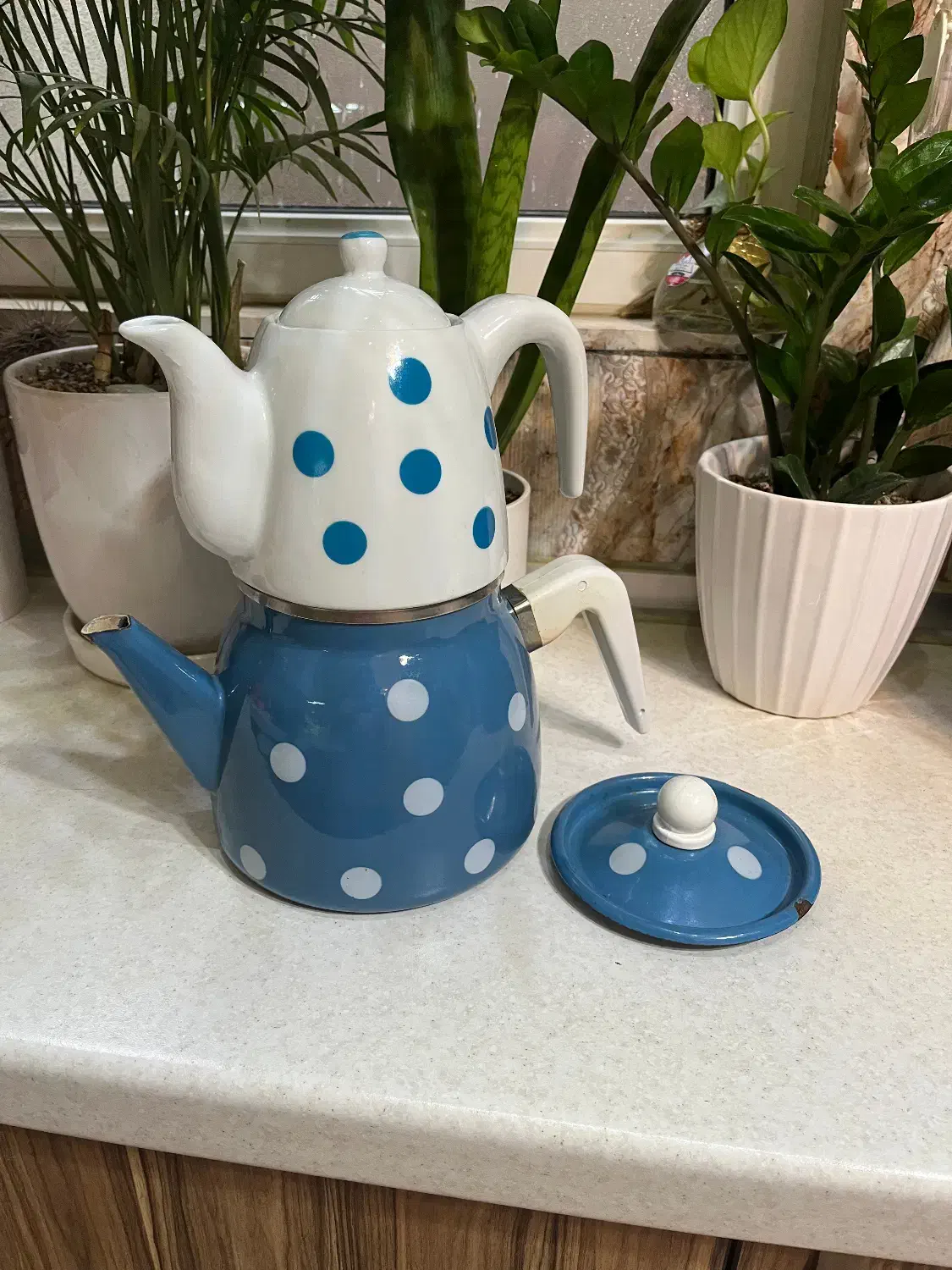 کتری و قوری در حد نو|قوری، کتری، قهوه‌ساز دستی|کرج, باغستان|دیوار