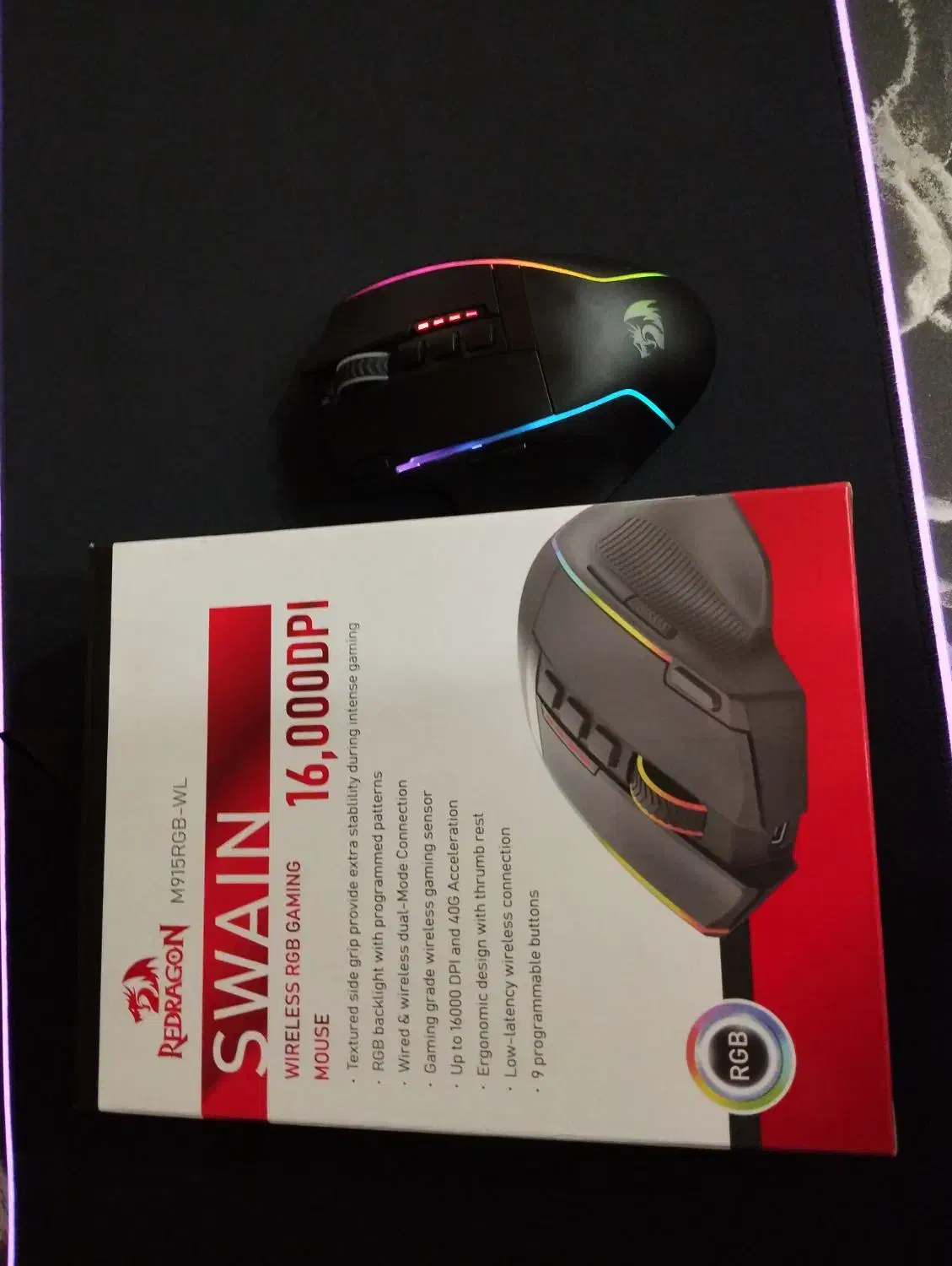 موس ردراگون مدل M915RGB-WL|قطعات و لوازم جانبی رایانه|اهواز, کوروش|دیوار