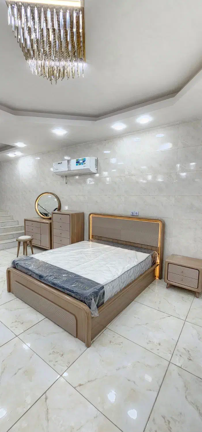 تخت دو نفره مدل برکه|تخت و سرویس خواب|اهواز, دغاغله|دیوار