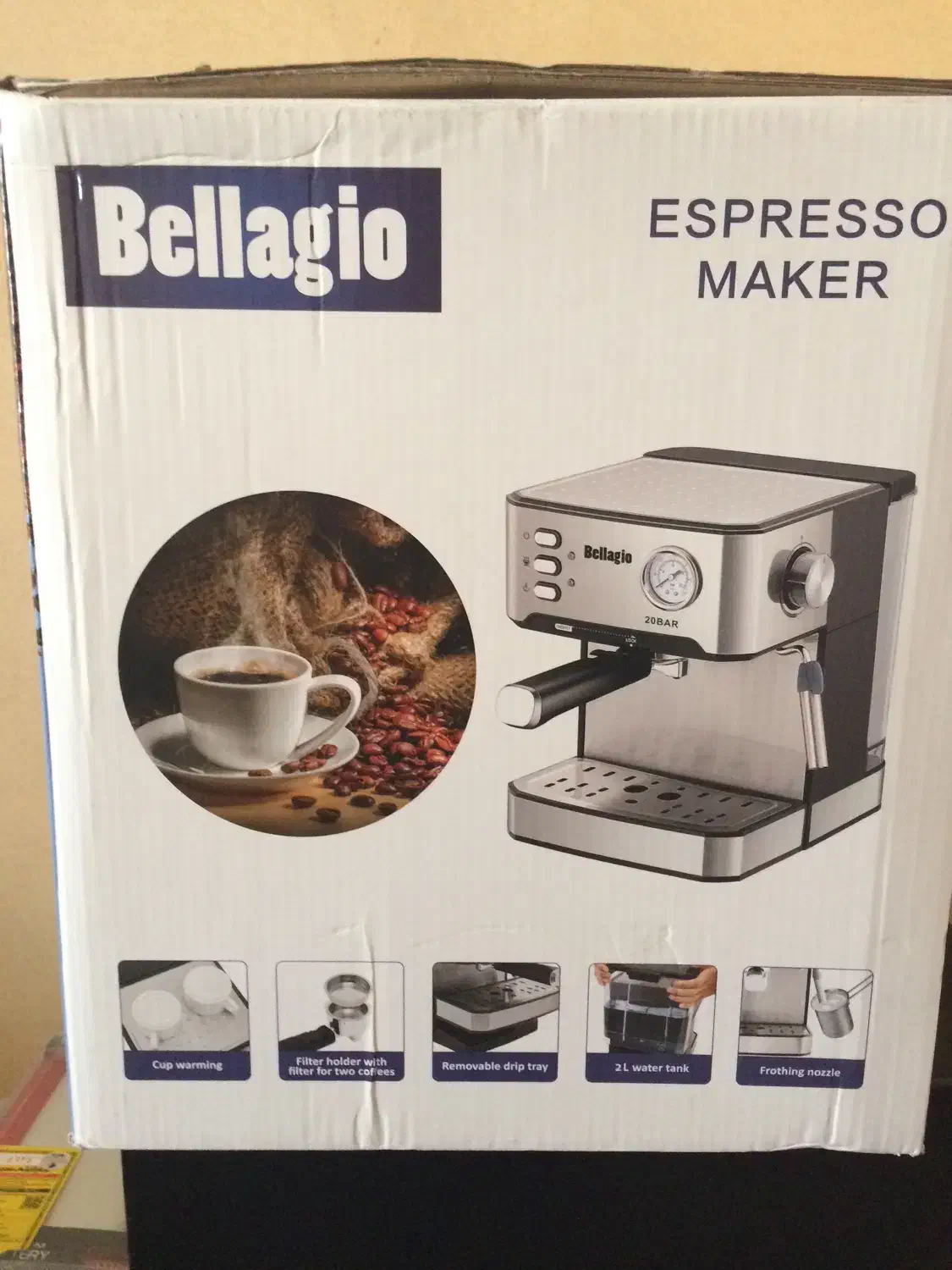 اسپرسوساز bellagio|سماور، چای‌ساز، قهوه‌ساز|تهران, هروی|دیوار