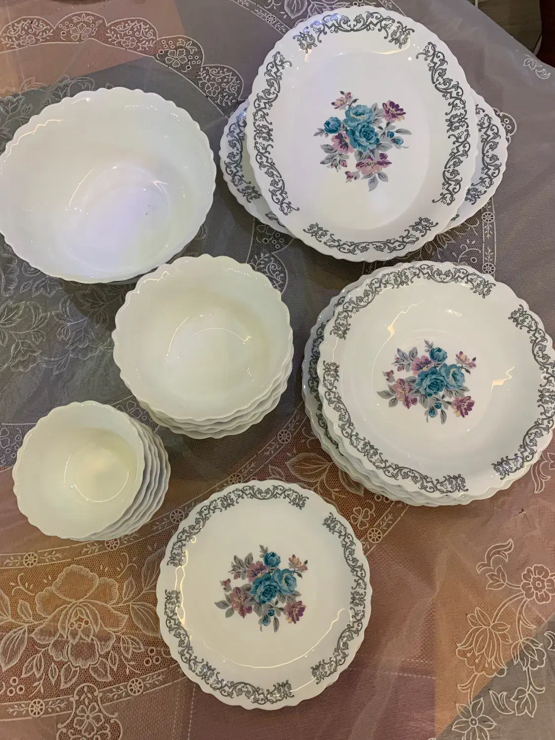 سرویس چینی اوپال ۶ نفره|ظروف سرو و پذیرایی|شیراز, فضل‌آباد|دیوار