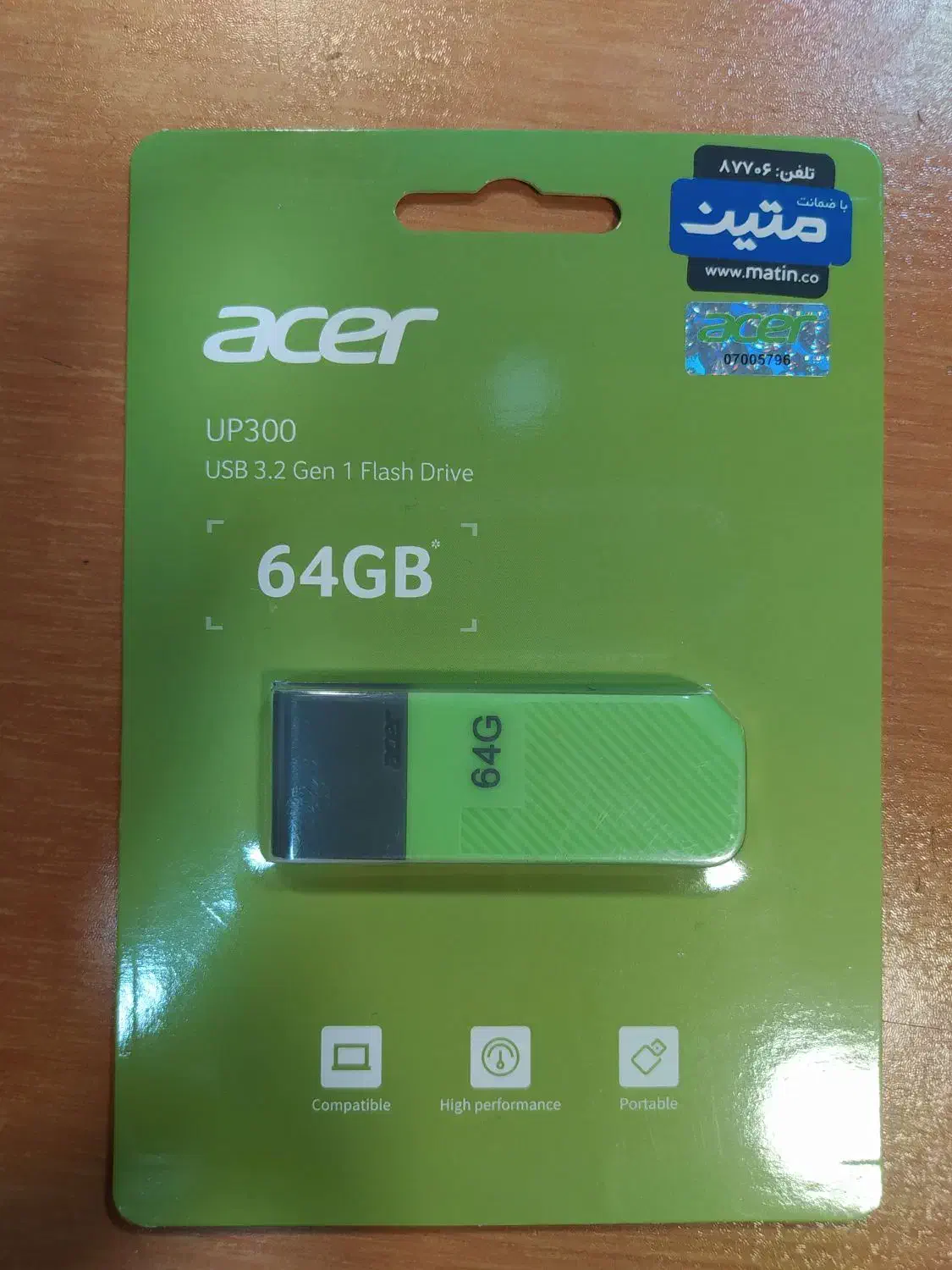 فلش 64g Acer|قطعات و لوازم جانبی رایانه|گرگان, |دیوار