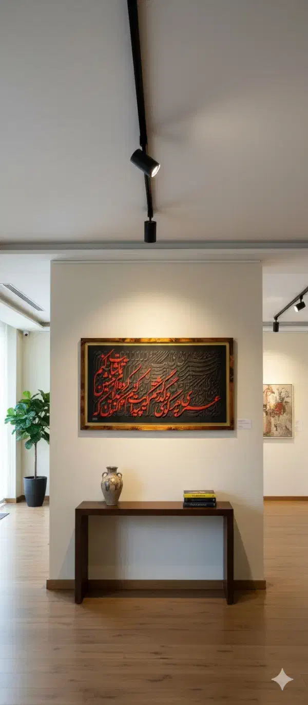 تابلو عاشقانه، نستعلیق، دکوراسیون، هدیه مدیریتی|تابلو، نقاشی، عکس|مشهد, کوی سیدی|دیوار