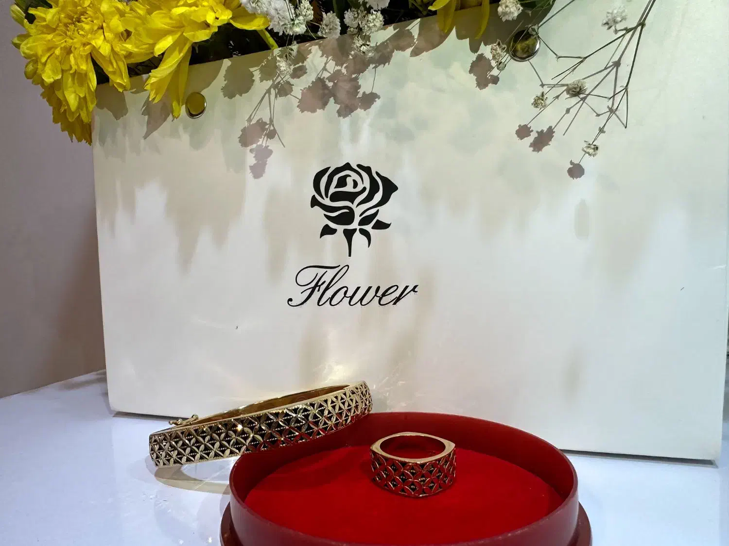 دستبند و انگشتر سیاه قلم|جواهرات|یاسوج, |دیوار