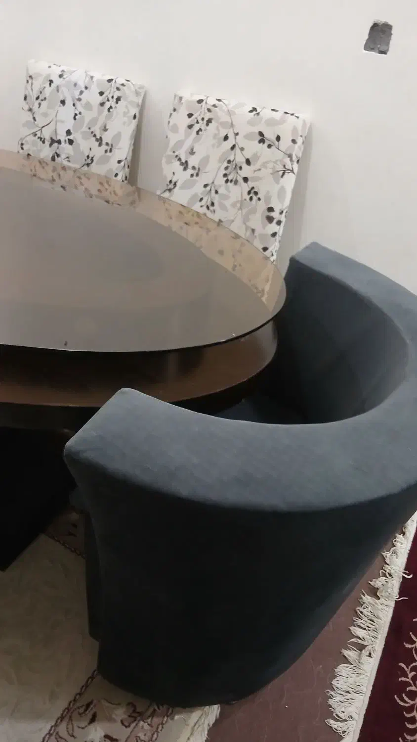 میز ناهارخوری ۶نفره|میز و صندلی غذاخوری|جم, |دیوار