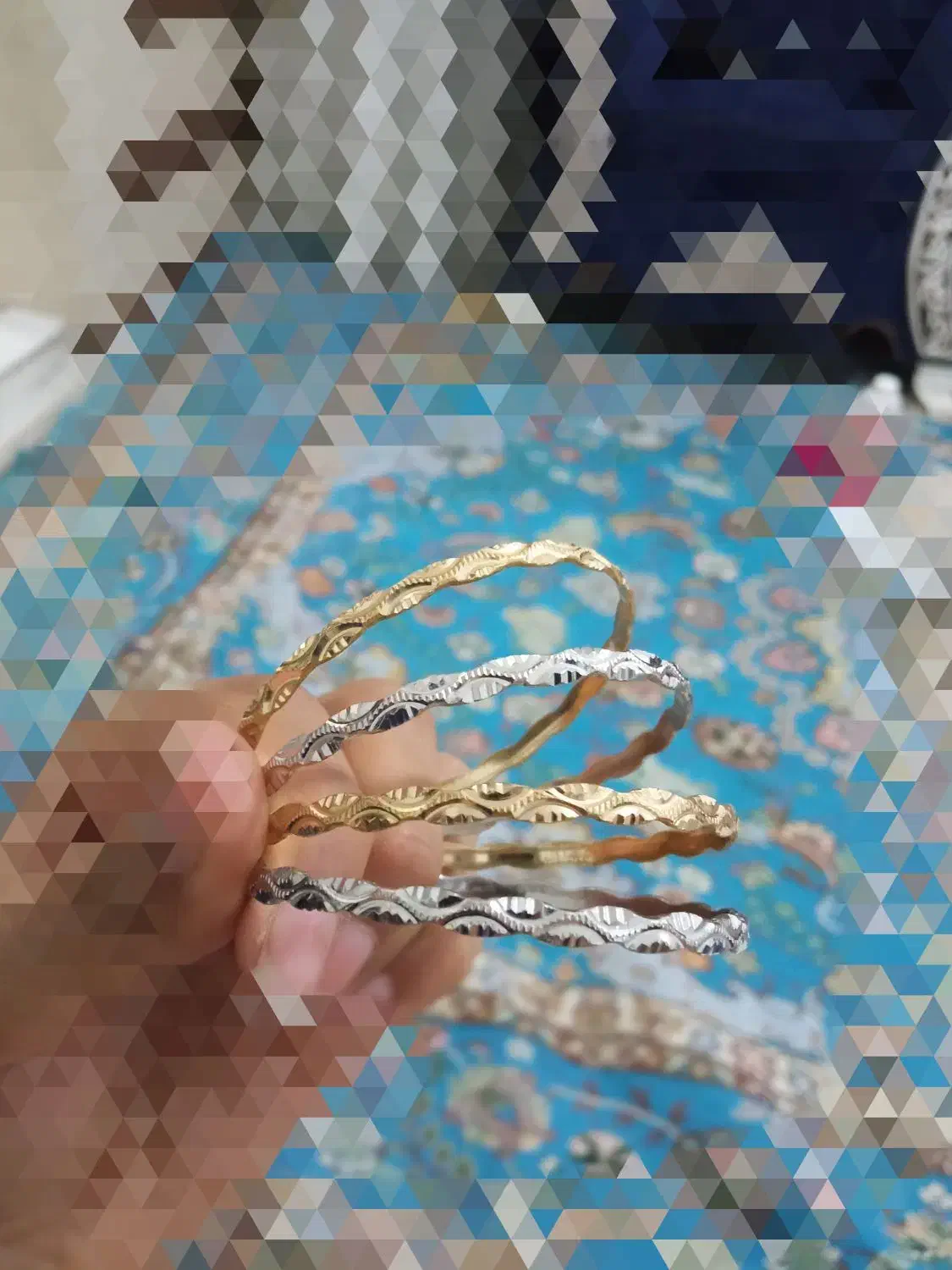 النگو طلاروس سایز ۱ درحدنو بسیارزیبا وپرطرفدار|بدلیجات|مشهد, ایثارگران|دیوار