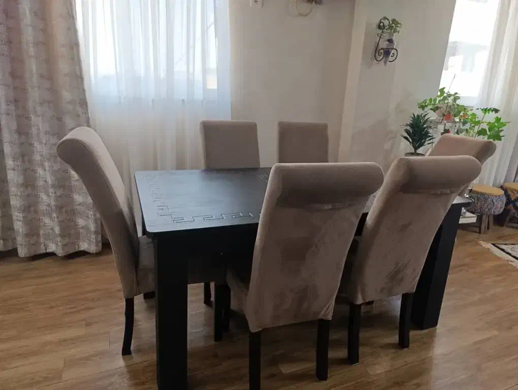 میز وصندلی غذاخوری ۶نفره میز به ۸نفره هم میشه|میز و صندلی غذاخوری|شلمان, |دیوار