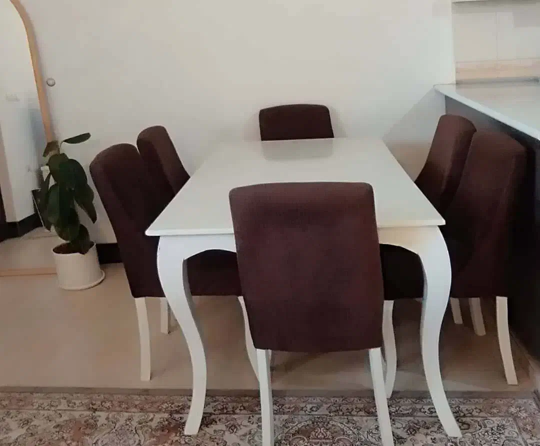 میز نهارخوری|میز و صندلی غذاخوری|جم, |دیوار