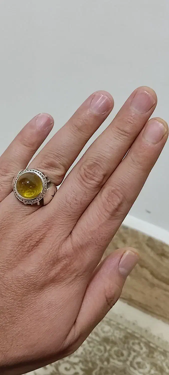 انگشتر نقره عقیق شرف شمس|جواهرات|بوکان, |دیوار