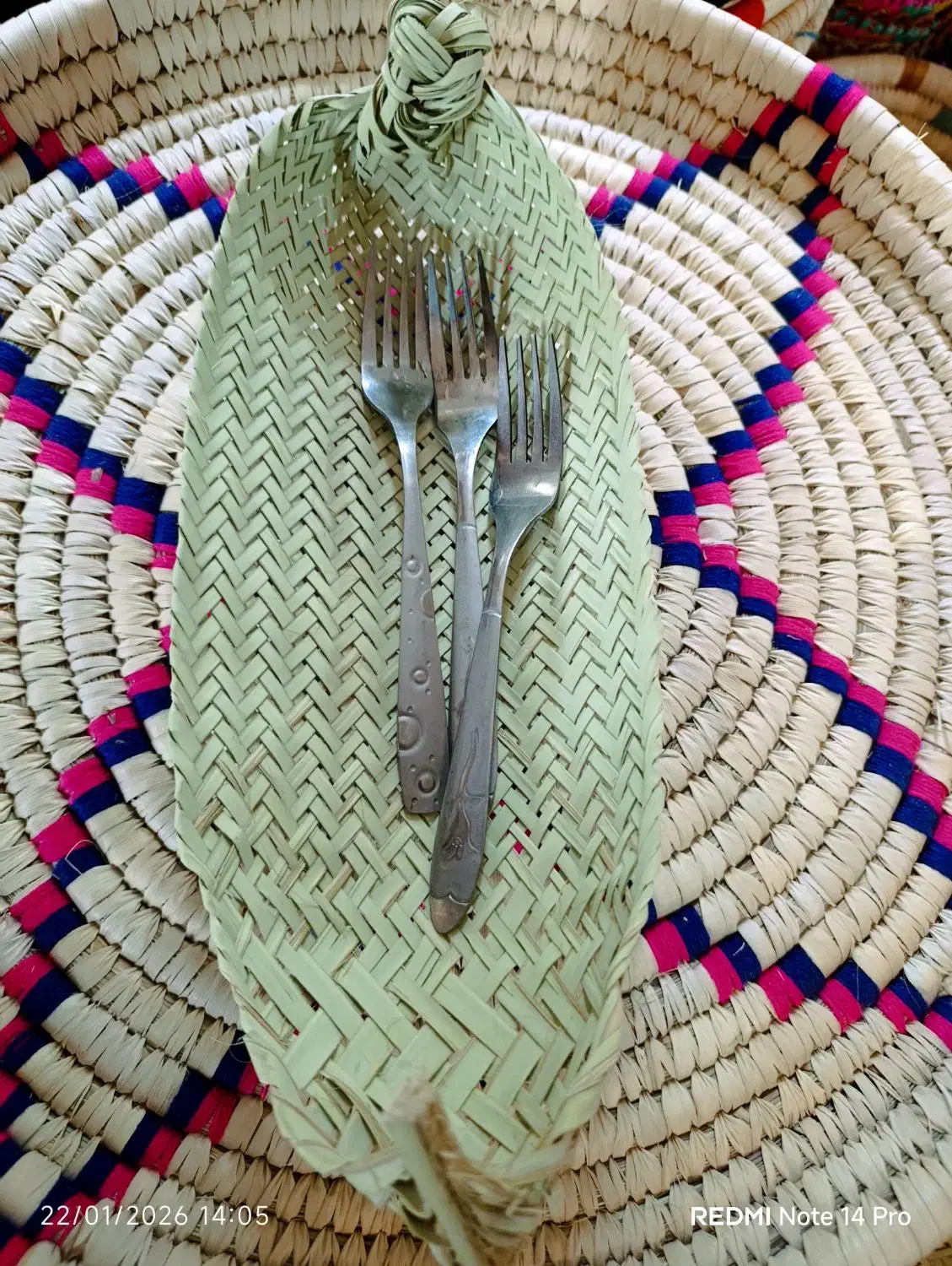 جا قاشقی حصیری|صنایع دستی و سایر لوازم تزئینی|میناب, |دیوار