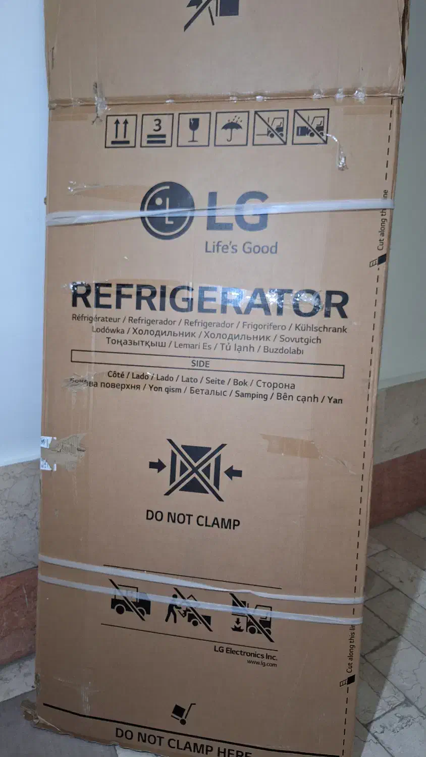 کارتن یخچال ساید ال جی ۳۴ فوت|ابزارآلات|تهران, سازمان برنامه شمالی|دیوار