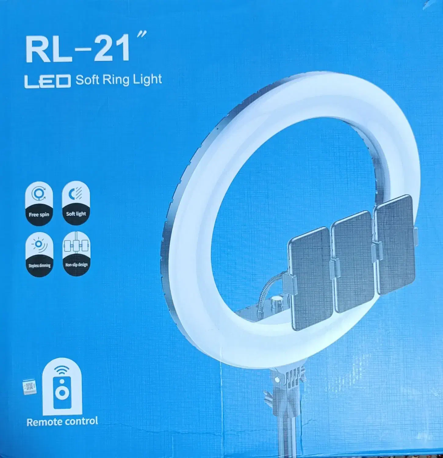 رینگ لایت مدل RL-21 با پایه جاماری|دوربین عکاسی و فیلم‌برداری|ساری, |دیوار