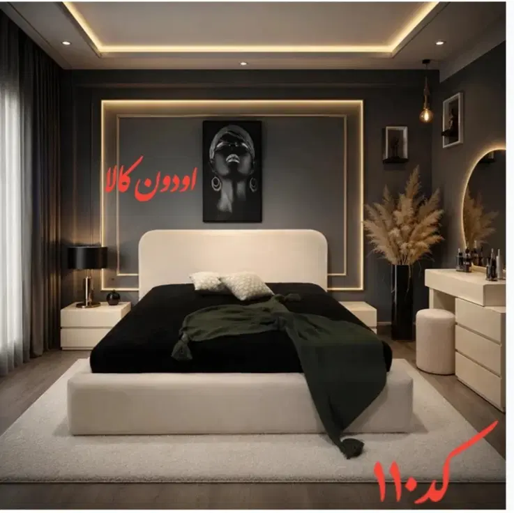 تخت خواب دونفره و سرویس خواب دونفره کد مدل ۱۱۰|تخت و سرویس خواب|تهران, خلیج فارس|دیوار