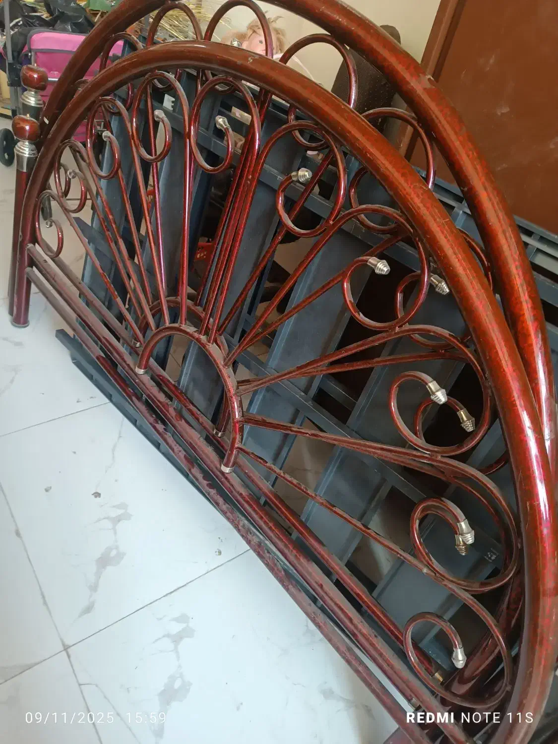 تخت خواب اهنی|تخت و سرویس خواب|تبریز, |دیوار