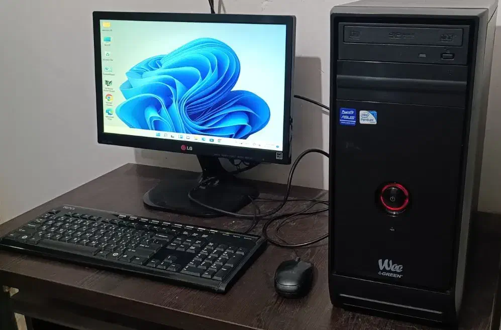 کامپیوترنسل۴ i7 Ram8G SSD256G HDD250G Vga2G LED19|رایانه رومیزی|قزوین, |دیوار