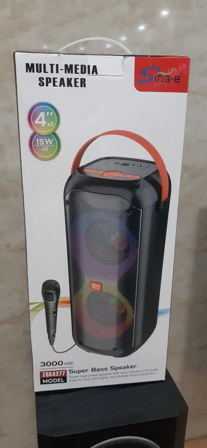 اسپیکر ۳۰۰۰ مگا هرتز بلوتوثی قابل حمل|سیستم صوتی خانگی|میانه, |دیوار