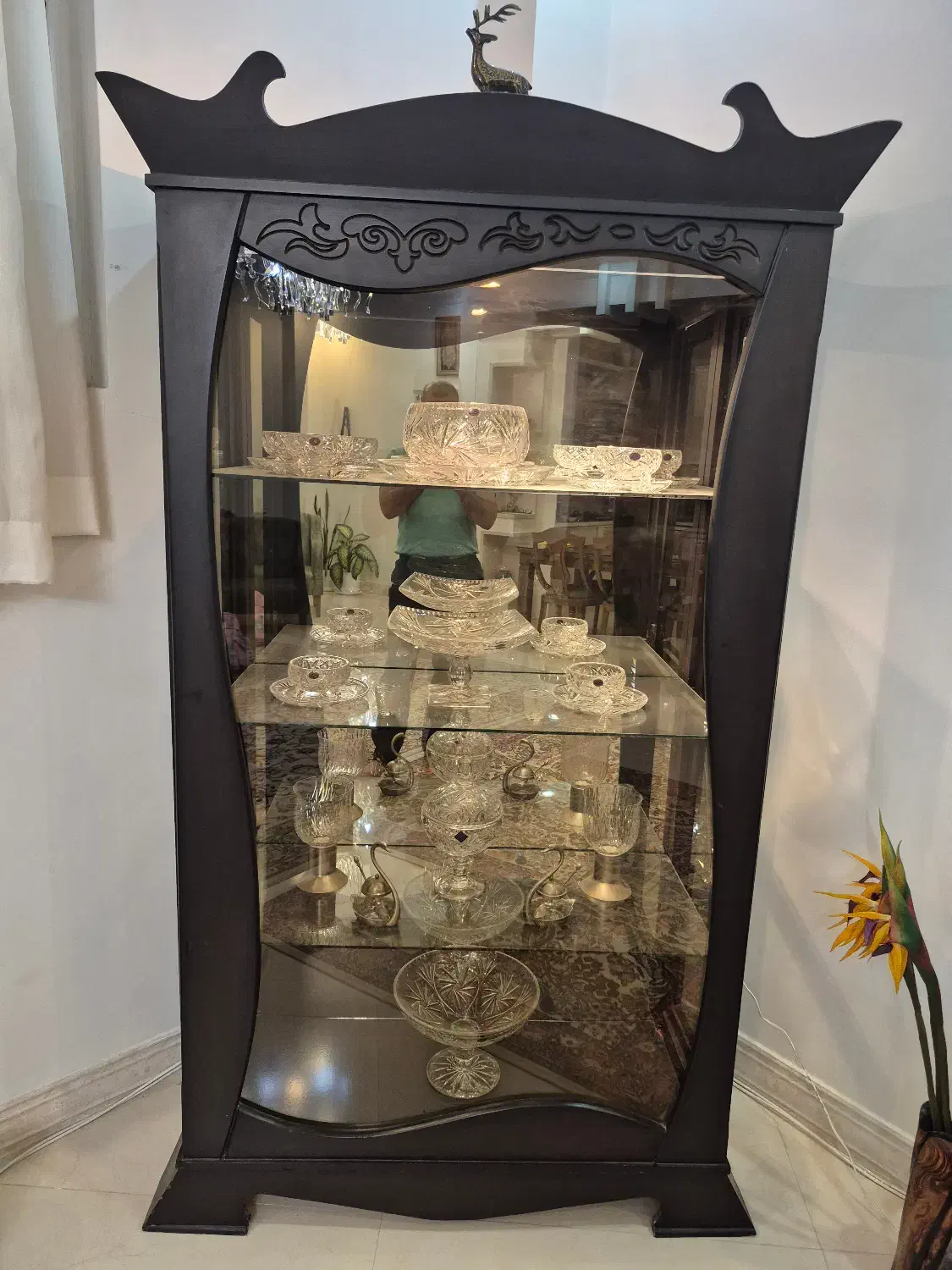 بوفه چوبی|بوفه، ویترین، کنسول|گلپایگان, |دیوار