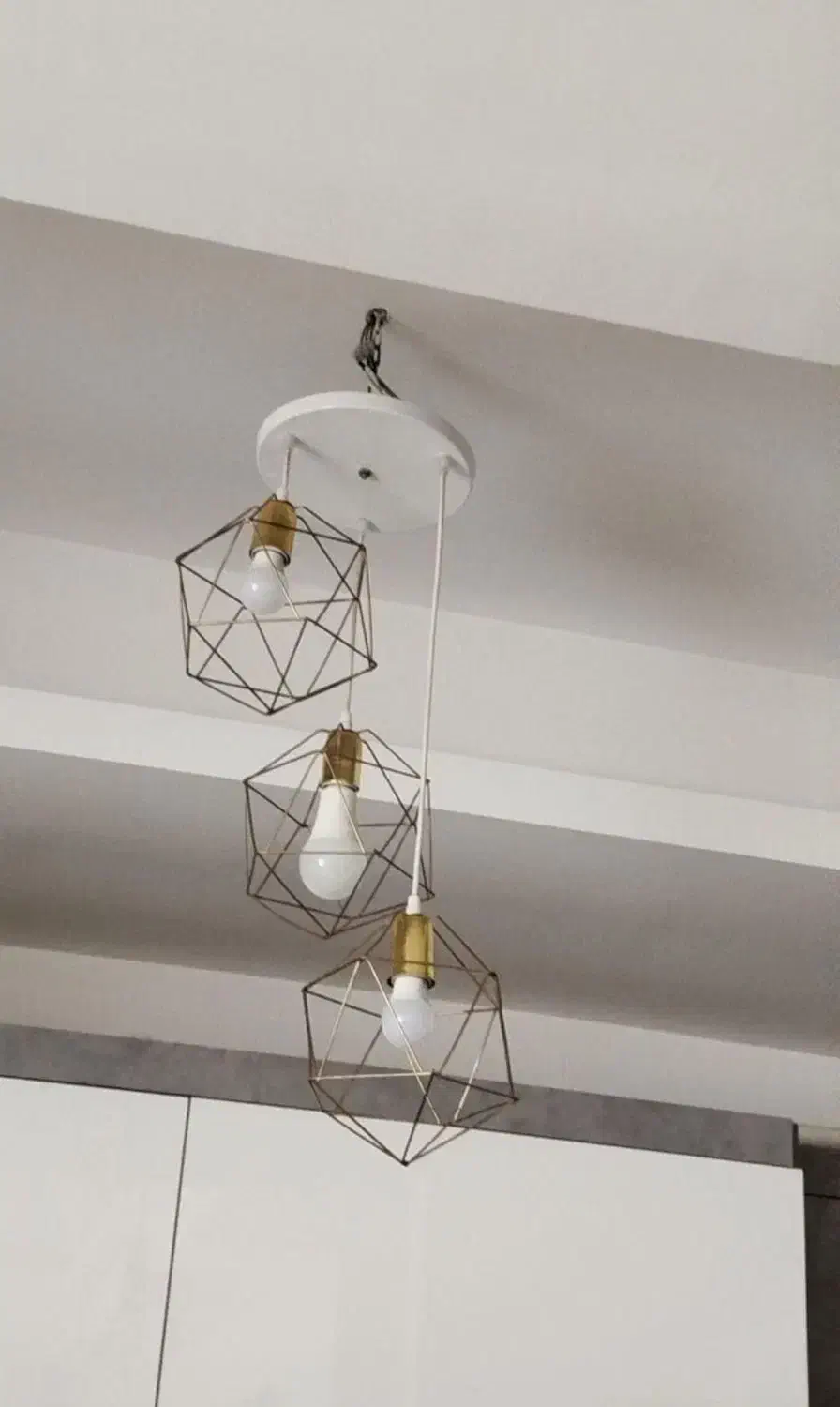 لوستر پذیرایی و آشپزخانه|لوستر و چراغ آویز|قزوین, |دیوار