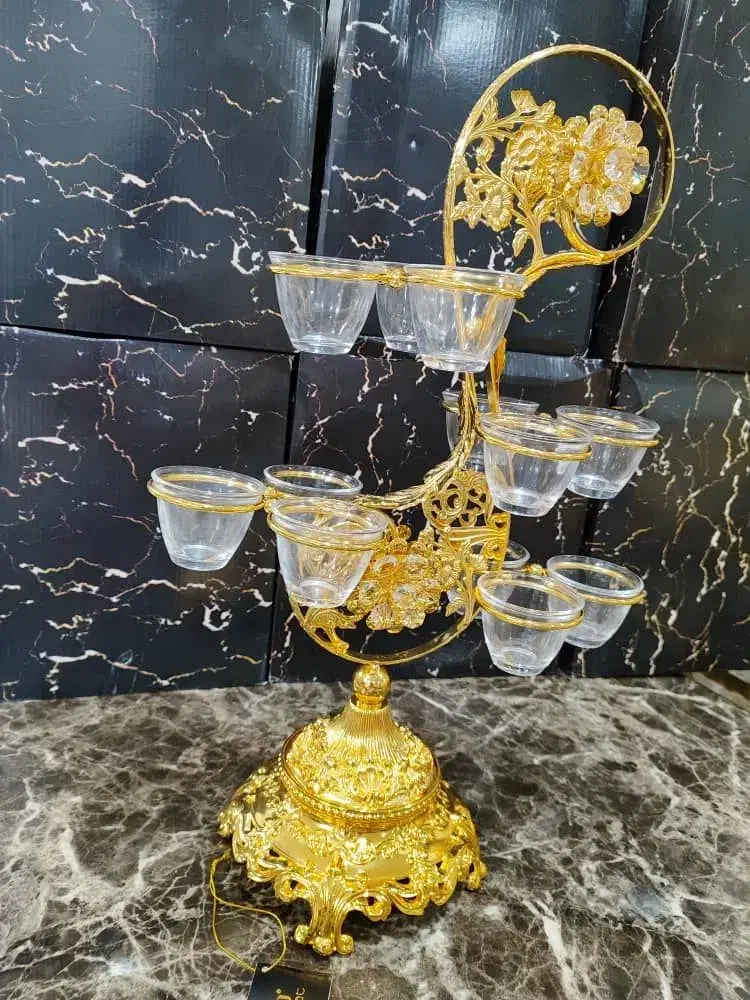 فروش عمده ظروف عربی طلایی به قیمت فاکتور|ظروف سرو و پذیرایی|شیراز, تندگویان|دیوار