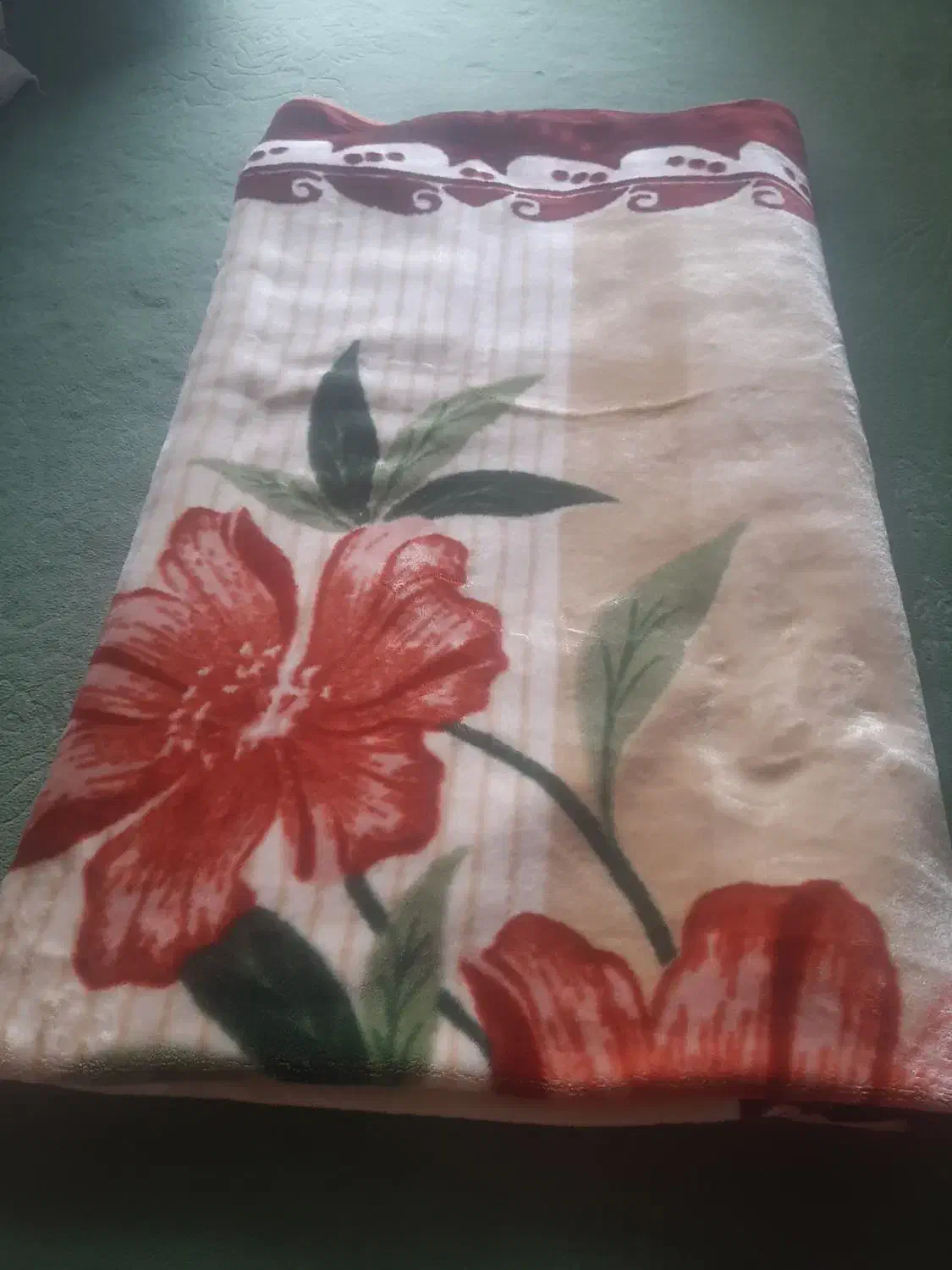 پتو دو نفره گلبافت ضخیم در حد|رختخواب، بالش، پتو|کلاله, |دیوار