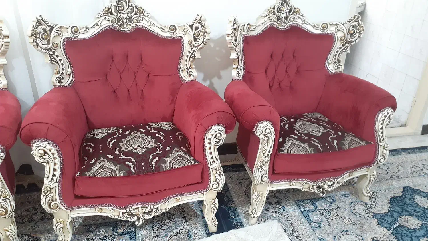 مبل سلطنتی ۹نفره چوب راش|مبلمان خانگی و میز عسلی|تهران, جیحون|دیوار