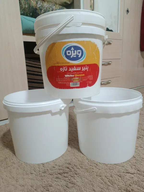 سطل پلاستیکی در دار|ظروف نگهدارنده، پلاستیکی، یکبارمصرف|اهواز, کیانشهر|دیوار