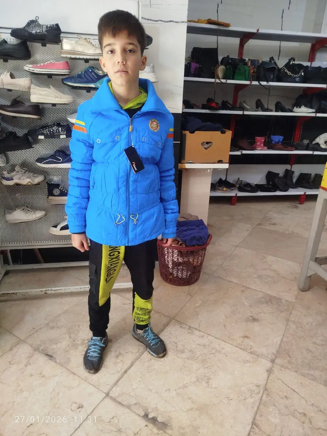 کاپشن اسپرت نو|کفش و لباس بچه|بومهن, |دیوار