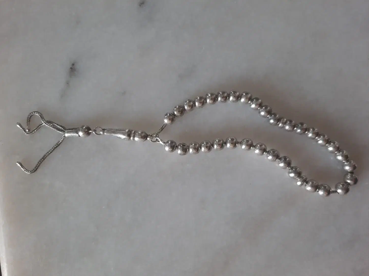 تسبیح نقره کلکسیونی|کلکسیون و سرگرمی|کرمانشاه, |دیوار