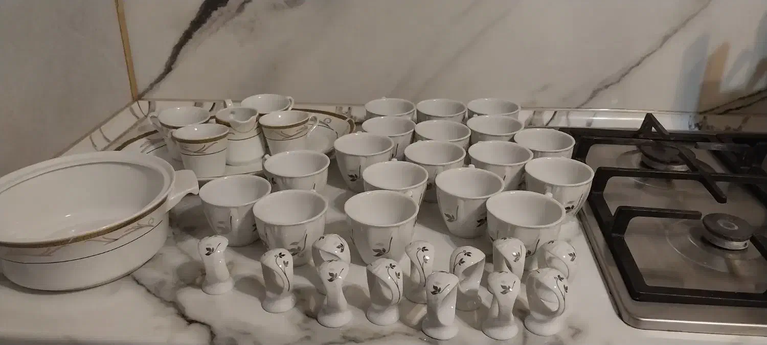 فنجون چای ۱۸ نفره|ظروف سرو و پذیرایی|گلبهار, شهر جدید گلبهار|دیوار