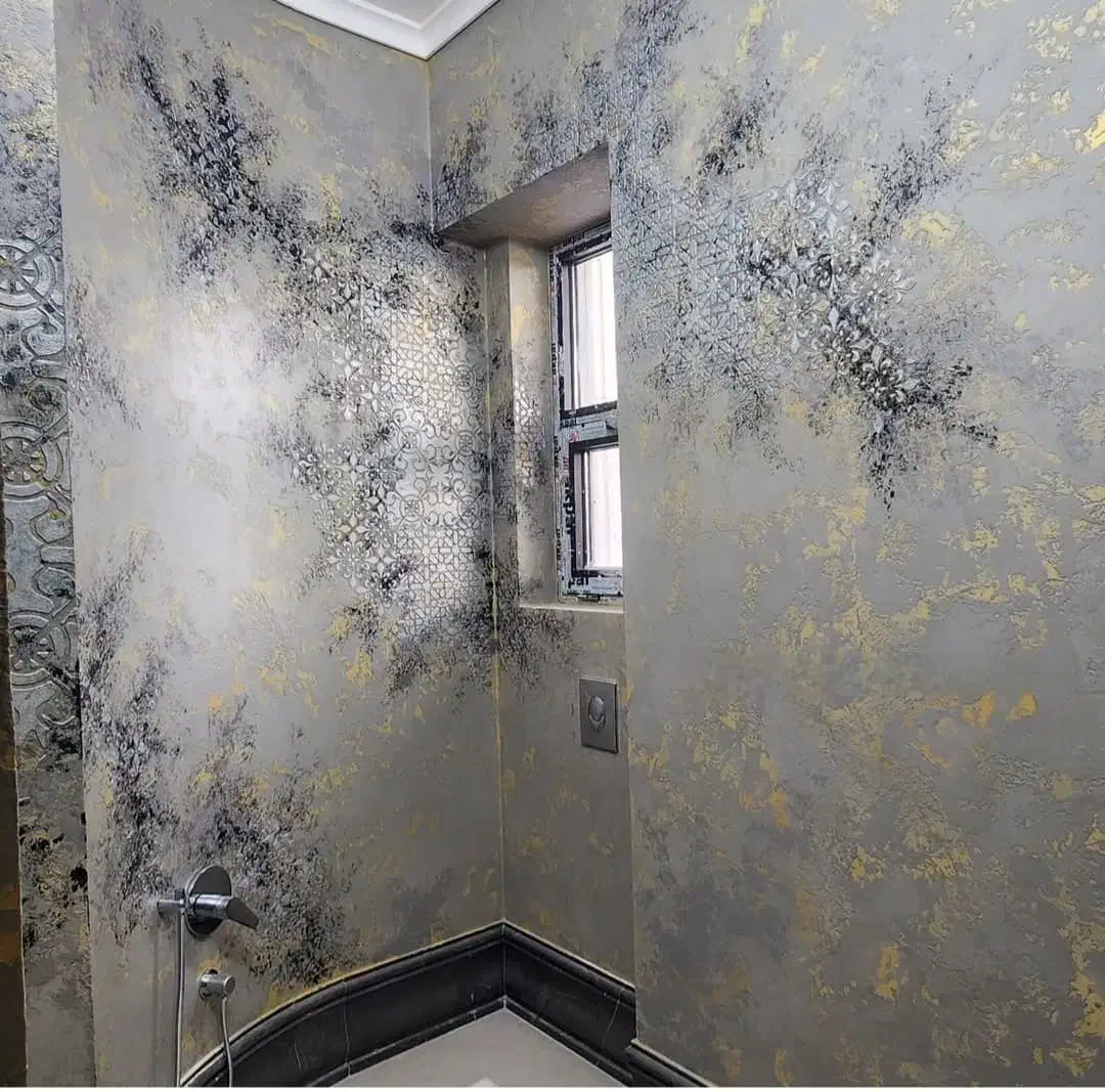 پتینه کاری و نقاشی اجرای میکروسمنت بازسازی|خدمات پیشه و مهارت|لار, |دیوار