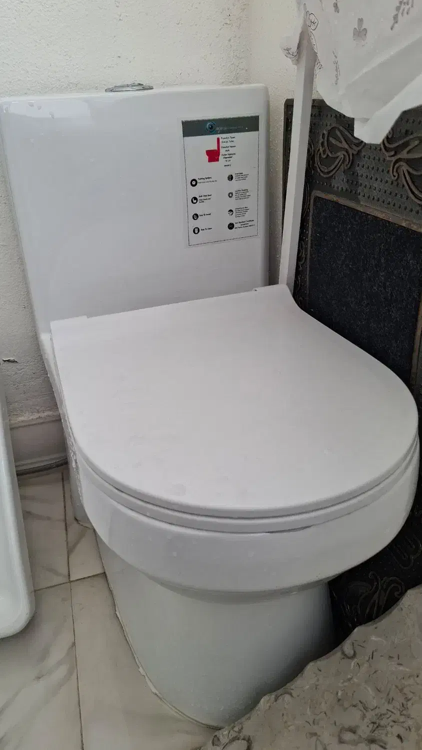 سرویس توالت فرنگی persia ceramic کاملا سالم و تمیز|لوازم سرویس بهداشتی|پردیس, فاز ۸|دیوار